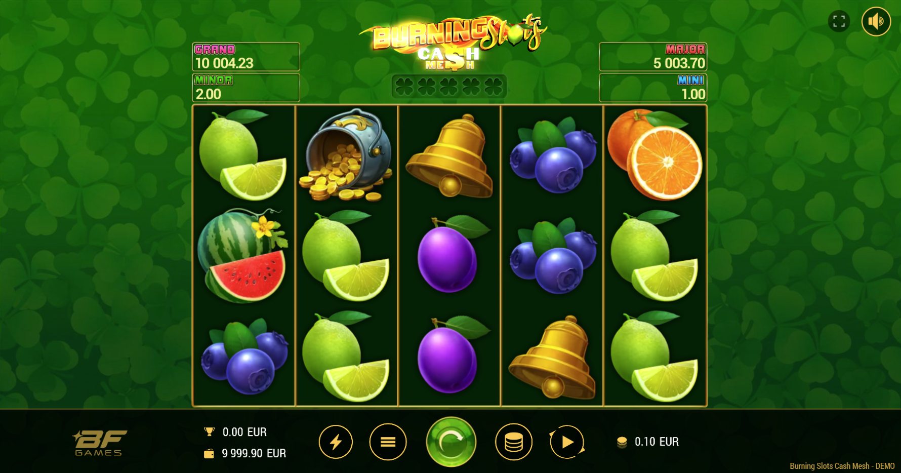 Burning Slots Cash Mesh