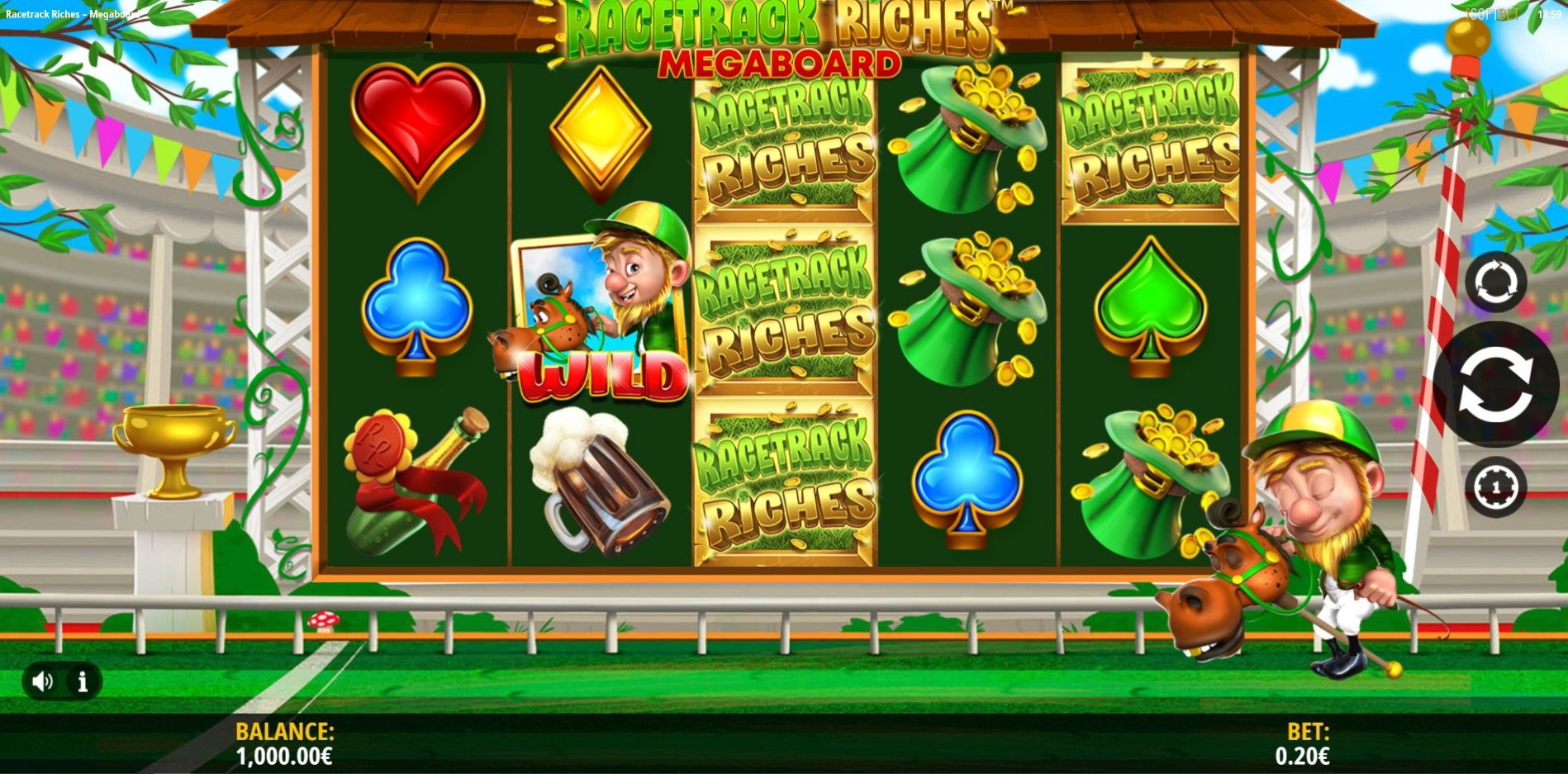 Racetrack Riches Megaboard