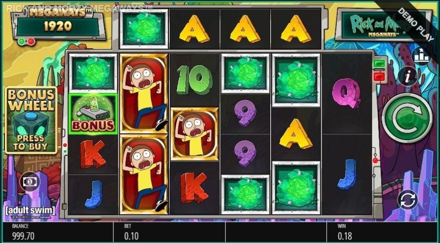 Rick and Morty Megaways